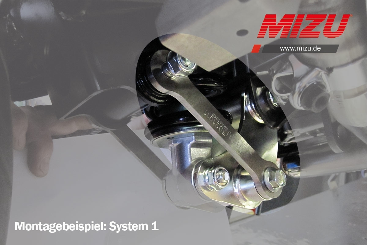Höherlegung für Kawasaki GPZ 500 S, Ninja 125, Yamaha TDM 900
