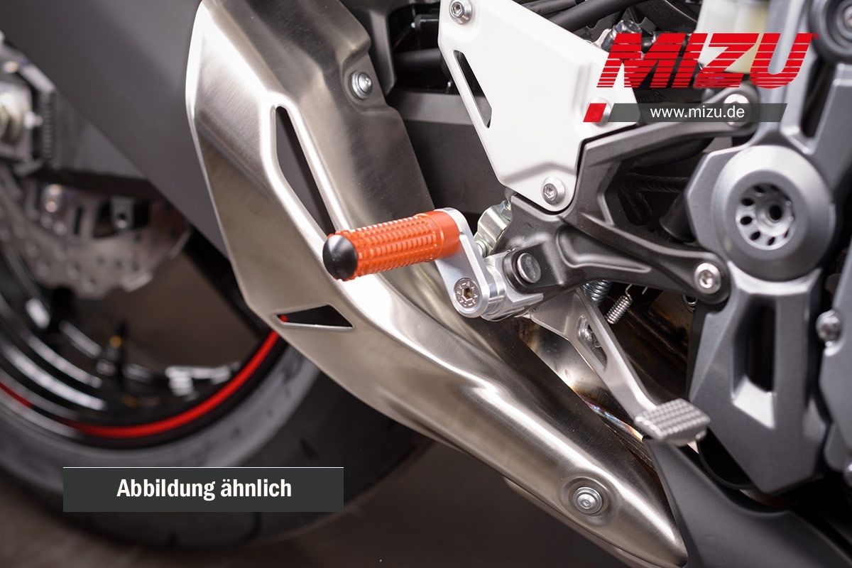 verstellbare Fahrerraste V-Strom Bandit B-King Hayabusa GSX-R125 GSX-S1000