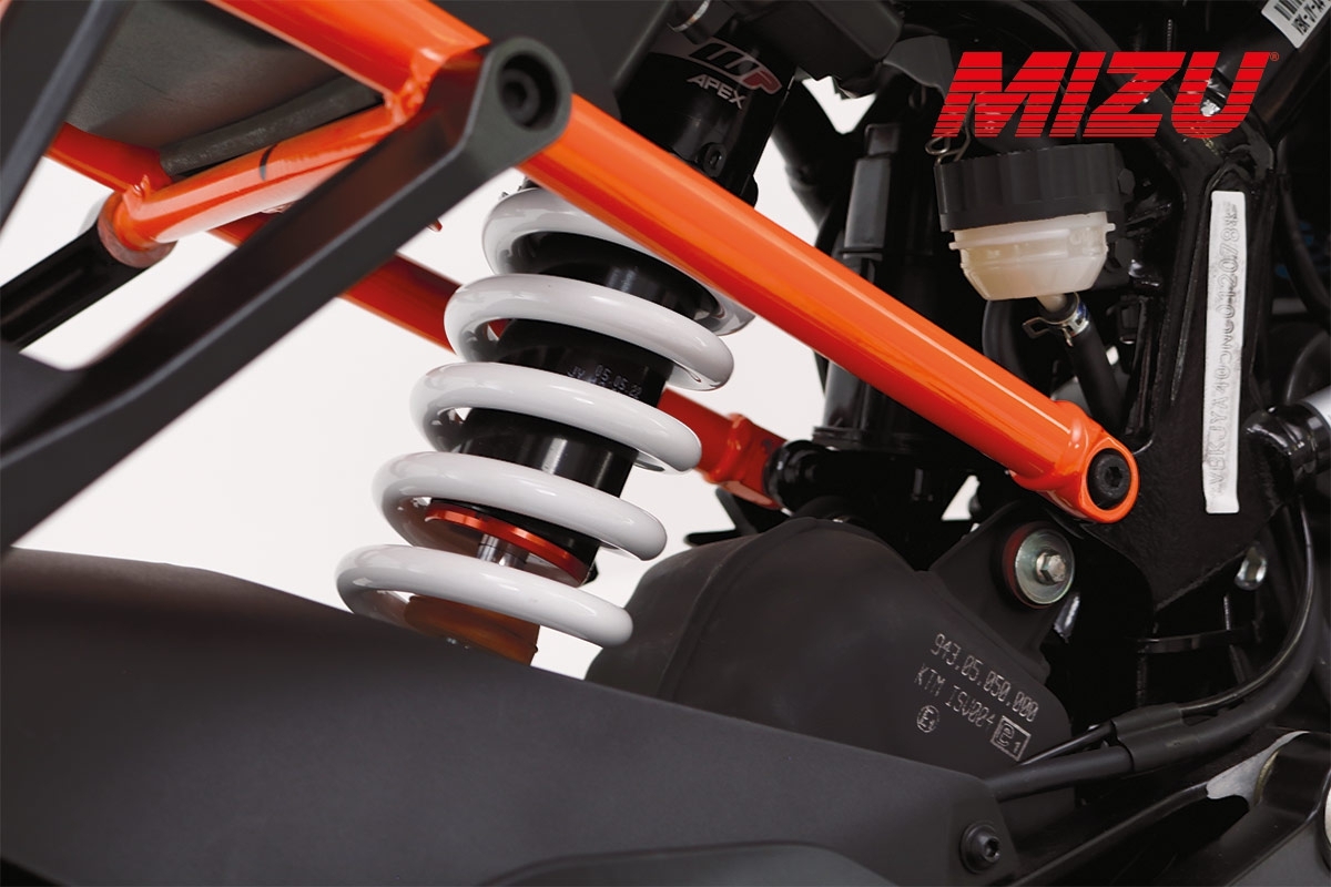 Tieferlegung für KTM 125 / 390 Duke, RC 125, Husqvarna Vitpilen / Svartpilen 401, 125