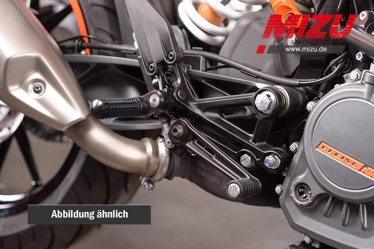 verstellb. Fahrerfußraste KTM125 390Duke 1290SuperDuke 690SMC R 790 890Duke