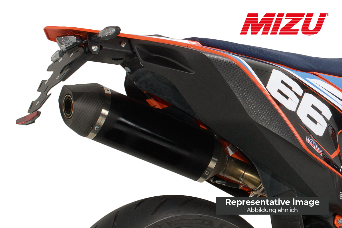 Kennzeichenhalter • Kurzes Heck für KTM 690 SMC R, 690 Enduro R, Gas Gas ES / SM 700